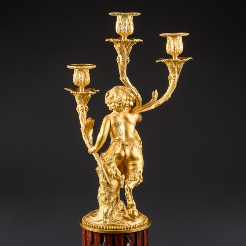 Antiquités - Pair of mid 19th century candelabra
