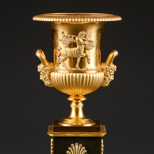 Objet de décoration Cassolettes, coupe et vase - Paire de vases Empire Médicis signé Claude François Rabiat (1756-1815)