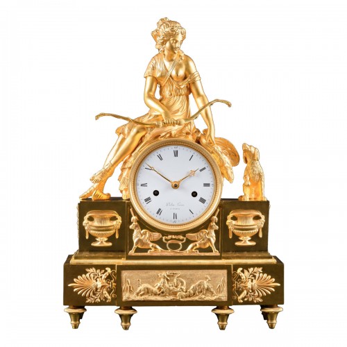 Pendule Mythologique “Diane Chasseresse” Époque Directoire 1795-1799