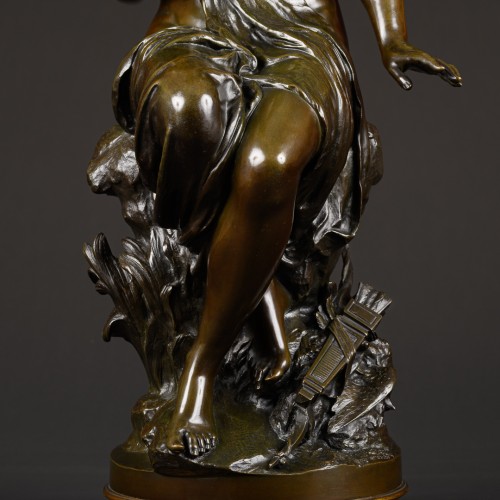 Sculpture Sculpture en Bronze - Diane Chasseresse - Mathurin Moreau (1822- 1912)