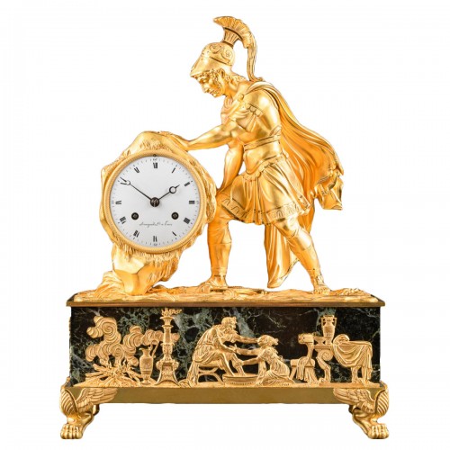 Empire Clock “Return Of Odysseus” Armingaud L’ainé a Paris