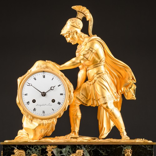 Empire Clock “Return Of Odysseus” Armingaud L’ainé a Paris - Horology Style Empire