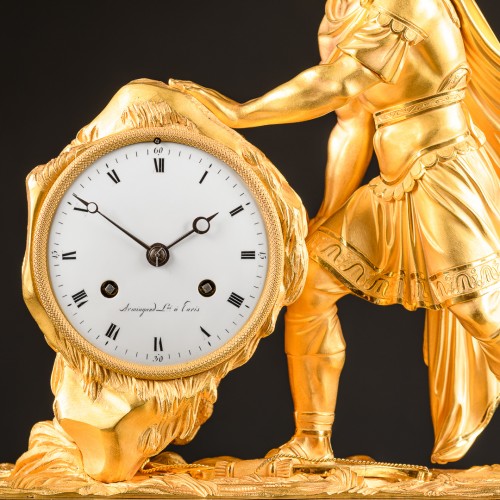 Horology  - Empire Clock “Return Of Odysseus” Armingaud L’ainé a Paris