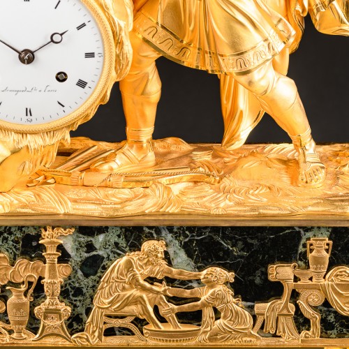 Retour d'Ulysse  - Pendule Empire Armingaud L’ainé a Paris - Apollo Art & Antiques