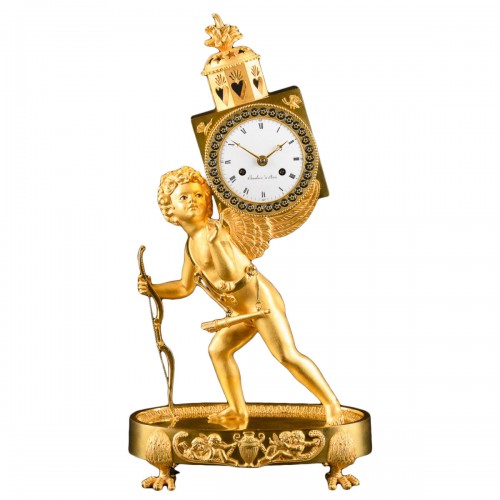 Early Empire Clock “The Magic Lantern”