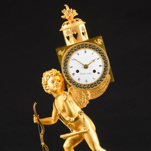 Pendule Empire “La Lanterne Magique” - Horlogerie Style Empire