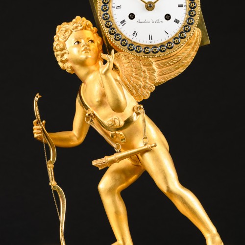 Pendule Empire “La Lanterne Magique” - Apollo Art & Antiques