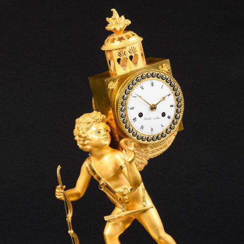 Early Empire Clock “The Magic Lantern” - Empire