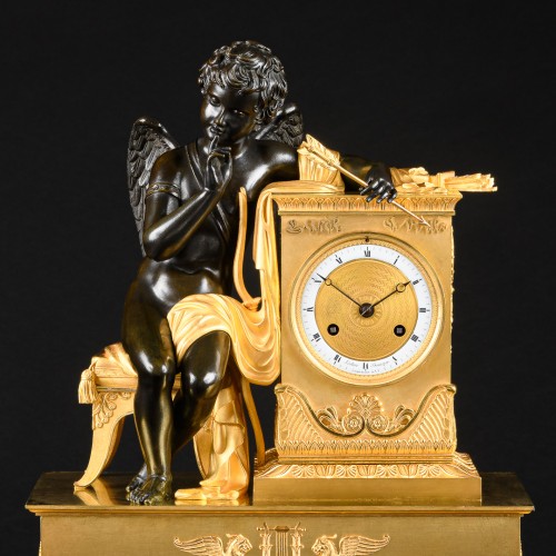 Empire Clock “Garde à vous” Signed Rabiat And Ledure - Horology Style Empire