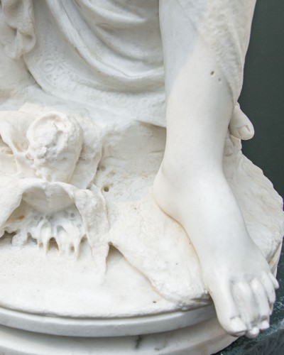  - Aristide Louis Fontana (1834-1885) - Hébé nourrissant l'aigle de Jupiter