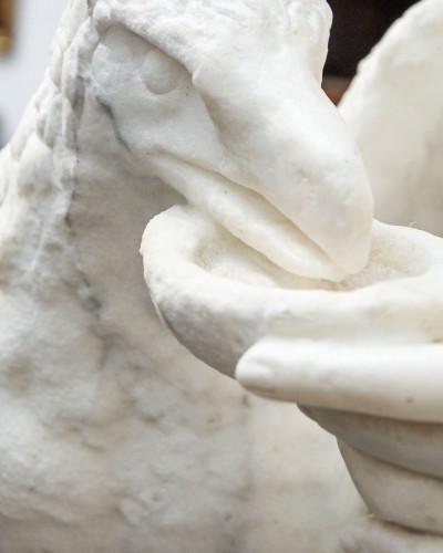 Antiquités - Aristide Louis Fontana (1834-1885) - Hébé nourrissant l'aigle de Jupiter