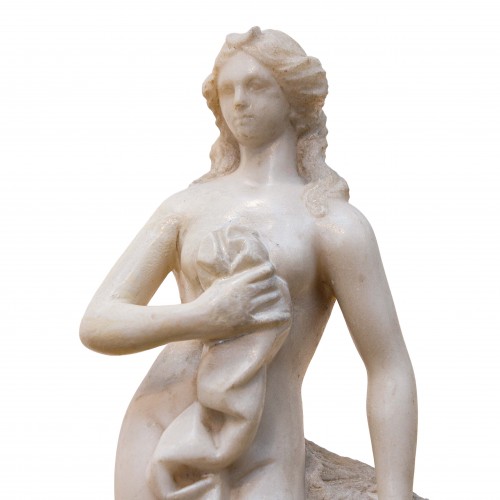 Pair of Female Hunter Figures, Venetian sculpture early 18th century - 