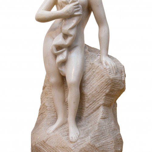 - Pair of Female Hunter Figures, Venetian sculpture early 18th century
