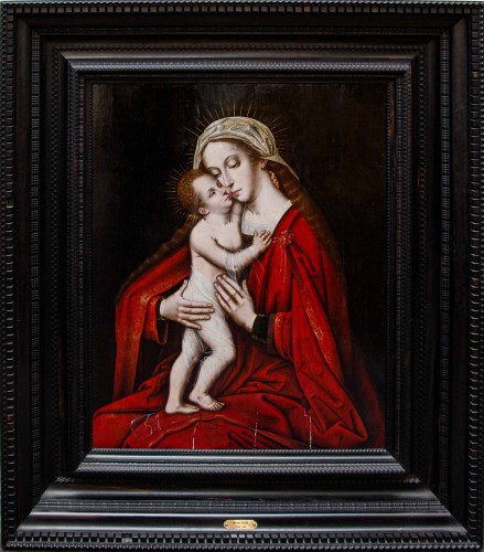 École de Bruges, fin du XVe / début du XVIe siècle - Vierge à l'Enfant