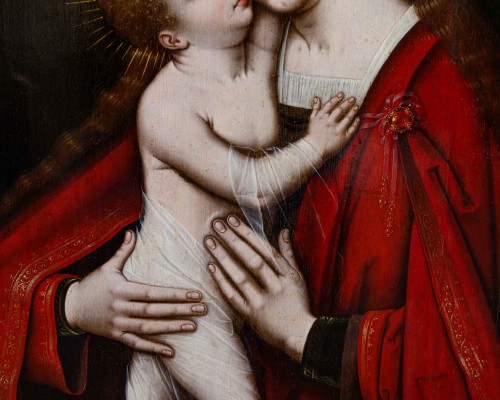  15th/16th century, Bruges School - Madonna with Child - 