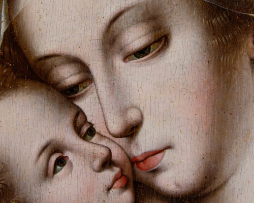 Antiquités -  15th/16th century, Bruges School - Madonna with Child