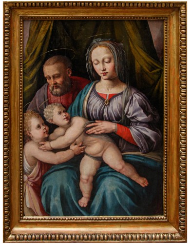 Bastiano da Sangallo (1481 - 1551) - Holy Family with St. John 