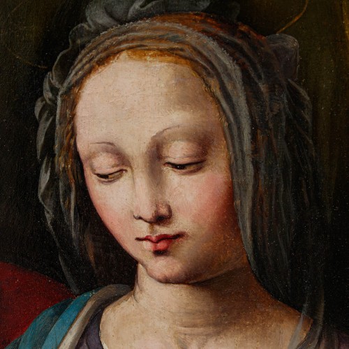 Bastiano da Sangallo (1481 - 1551) - Holy Family with St. John  - 