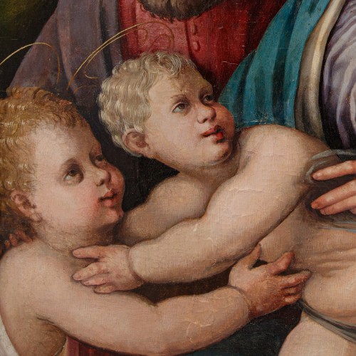  - Bastiano da Sangallo (1481 - 1551) - Holy Family with St. John 