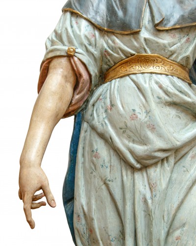 Sculpture  - Giuseppe Picano (Sant'Elia Fiumerapido, 1732 – 1810) - Archangel Raphael
