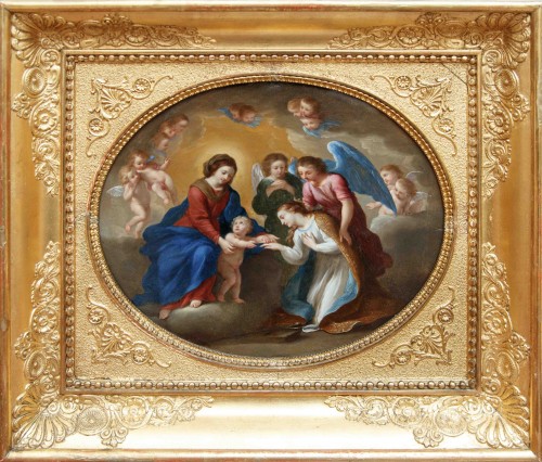 Louis Cousin (Ninove 1606 – Bx 1667) - The Mystic Marriage of S.Catherine