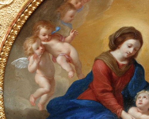 Paintings & Drawings  - Louis Cousin (Ninove 1606 – Bx 1667) - The Mystic Marriage of S.Catherine