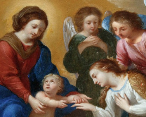 Louis Cousin (Ninove 1606 – Bx 1667) - The Mystic Marriage of S.Catherine - 
