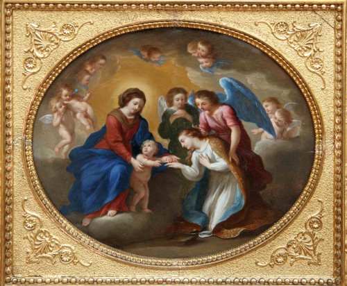 Louis Cousin (Ninove 1606 – Bx 1667) - The Mystic Marriage of S.Catherine - 