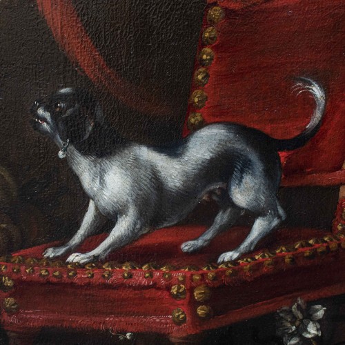 17th century - Stefano Camogli, known as Il Camoglino (c. 1610 – ?) - Still Life with Dog 