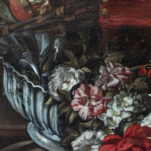 Antiquités - Stefano Camogli, known as Il Camoglino (c. 1610 – ?) - Still Life with Dog 