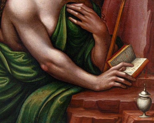 Tableaux et dessins Tableaux XVIe siècle - Pseudo Giampietrino B (Milan, XVIe siècle) - Madeleine pénitente