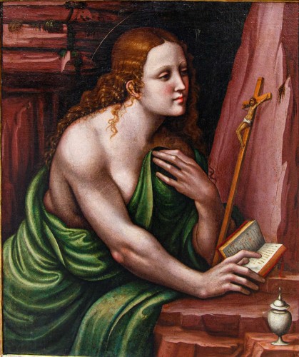 Antiquités - Pseudo Giampietrino B (Milan, XVIe siècle) - Madeleine pénitente