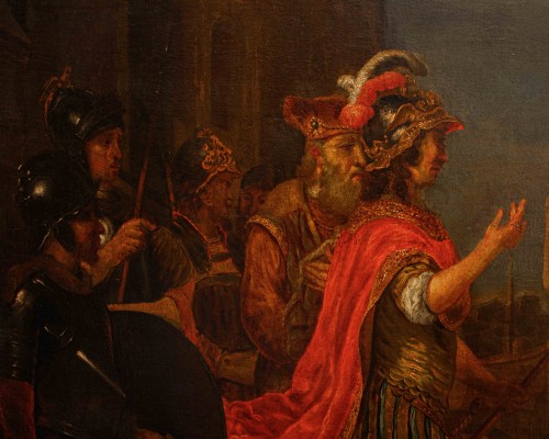Gerbrand van den Eeckhout (1621–1674), The Continence of Scipio - 
