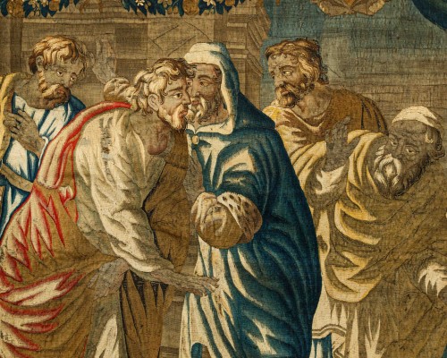 Aubusson Manufactory, late 16th century, Tapestry depicting Moses and Aaron - Tapestry & Carpet Style 