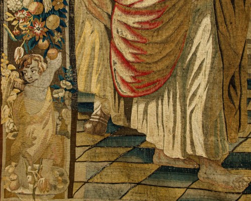 Aubusson Manufactory, late 16th century, Tapestry depicting Moses and Aaron - 