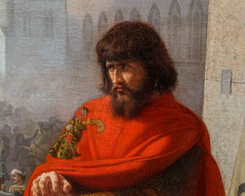 Lorenzo Delleani (1840–1908),Ezzelino da Romano and the massacre of Vicenza - 