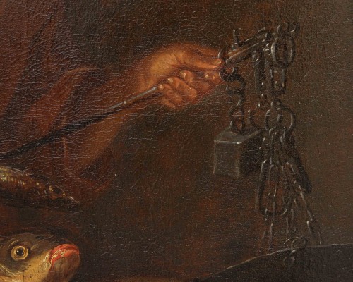 17th century - Giacomo Francesco Cipper known as Todeschini (1664-1736), Young Fishmonger