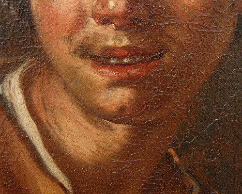 Antiquités - Giacomo Francesco Cipper known as Todeschini (1664-1736), Young Fishmonger