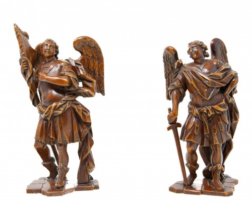 Germany 17th Century, Archangel Michael and Archangel Raphael