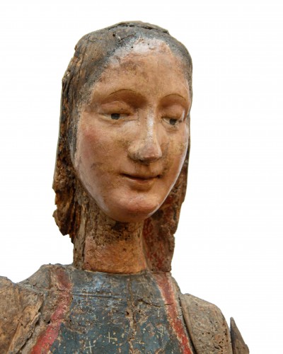 Umbrian sculptor, Mid-13th century Madonna Sedes Sapientiae - Sculpture Style 
