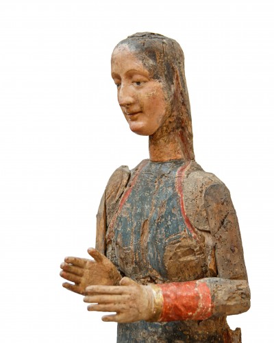 Umbrian sculptor, Mid-13th century Madonna Sedes Sapientiae - 