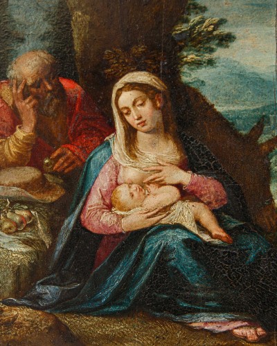 Antiquités - Christoph Schwarz (1548 – 1592), Rest on the Flight into Egypt