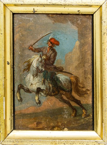 Compositions with Horsemen, attributed toi August Querfurt (1696 – 1761) - 