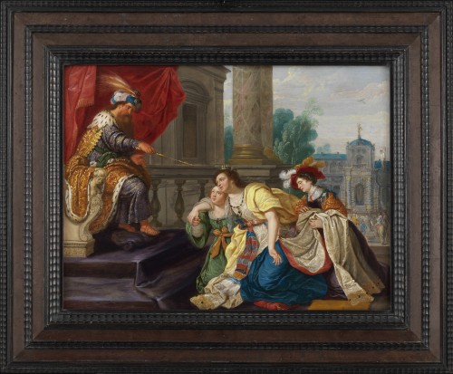 Esther before Ahasuerus - Caspar van den Hoecke (c. 1585 - 1648)