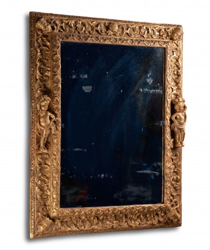 Miroir aux amours - France, Louis XIV period - Mirrors, Trumeau Style Louis XIV