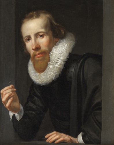 Portrait de l'orfèvre B. J. van Assendelft – Werner van den Valckert (1580 – c. 1627) - Tableaux et dessins Style 