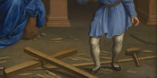 Tableaux et dessins Tableaux XVIIe siècle - L'Adoration des Mages - Matteo Cristadoro (Agrigento c. 1635 - ?)