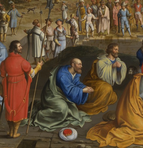 XVIIe siècle - L'Adoration des Mages - Matteo Cristadoro (Agrigento c. 1635 - ?)