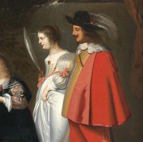 17th century - The Singing Lesson - Attributed to Dirck Hals (1591 - 1656)