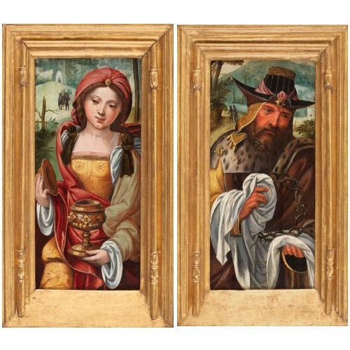Mary Magdalene and Joseph of Arimathea - Antwerp 16th century, Pieter Coecke van Aelst I